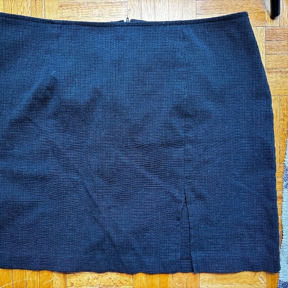 vintage 80s n/90s slight plaid skirt  size 15